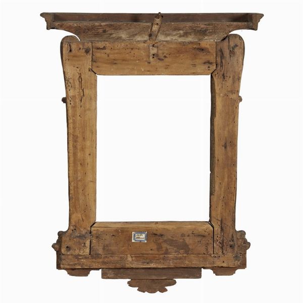 CORNICE DA SPECCHIO A EDICOLA, TOSCANA, 1560 CIRCA  - Asta Arte � ricerca | Dipinti sculture e oggetti d'arte da una raccolta fiorentina  - Associazione Nazionale - Case d'Asta italiane