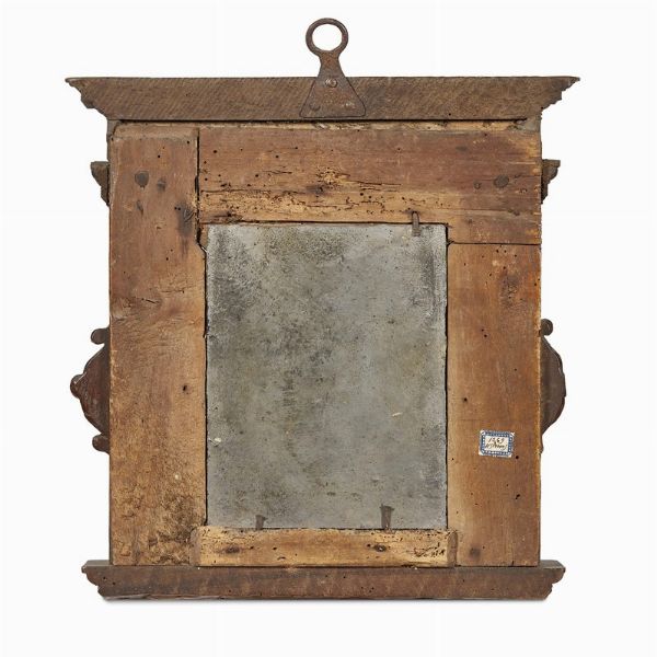 CORNICE DA SPECCHIO A EDICOLA, FIRENZE, 1510 CIRCA  - Asta Arte � ricerca | Dipinti sculture e oggetti d'arte da una raccolta fiorentina  - Associazione Nazionale - Case d'Asta italiane