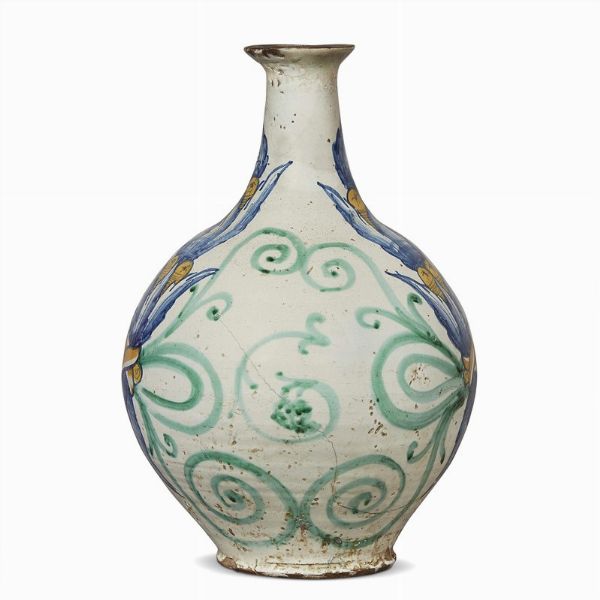 BOTTIGLIA FARMACEUTICA, DERUTA, 1510-1520 CIRCA  - Asta Arte � ricerca | Dipinti sculture e oggetti d'arte da una raccolta fiorentina  - Associazione Nazionale - Case d'Asta italiane