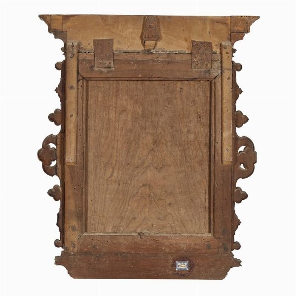 CORNICE DA SPECCHIO A EDICOLA, FIRENZE, 1530-1550 CIRCA  - Asta Arte � ricerca | Dipinti sculture e oggetti d'arte da una raccolta fiorentina  - Associazione Nazionale - Case d'Asta italiane