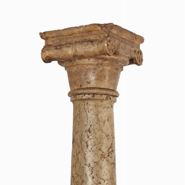 COPPIA DI COLONNE, ITALIA SETTENTRIONALE, FINE SECOLO XV  - Asta Arte � ricerca | Dipinti sculture e oggetti d'arte da una raccolta fiorentina  - Associazione Nazionale - Case d'Asta italiane