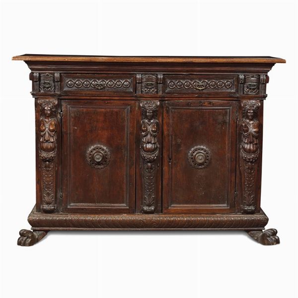 CREDENZA, TOSCANA, SECONDA MET&Agrave; SECOLO XVI  - Asta Arte � ricerca | Dipinti sculture e oggetti d'arte da una raccolta fiorentina  - Associazione Nazionale - Case d'Asta italiane