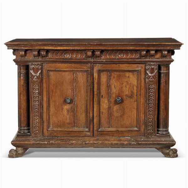 CREDENZA, TOSCANA, FINE SECOLO XVI  - Asta Arte � ricerca | Dipinti sculture e oggetti d'arte da una raccolta fiorentina  - Associazione Nazionale - Case d'Asta italiane
