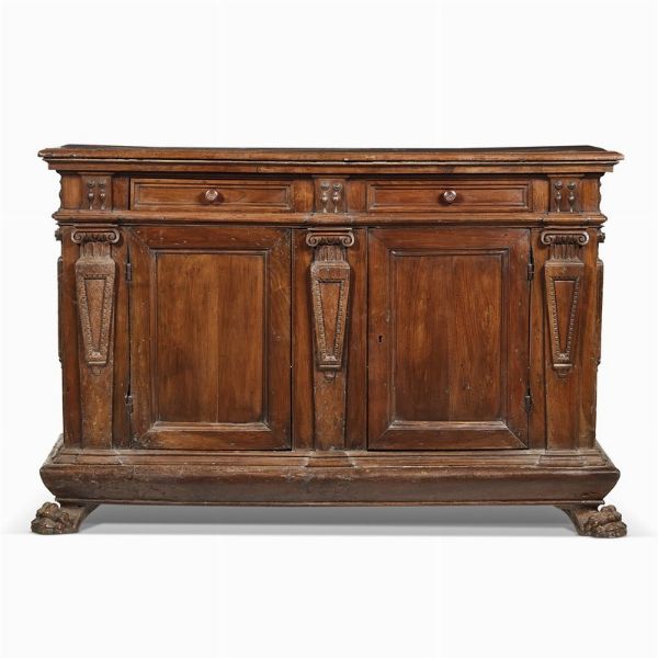 CREDENZA, TOSCANA, PRIMA MET� SECOLO XVI  - Asta Arte � ricerca | Dipinti sculture e oggetti d'arte da una raccolta fiorentina  - Associazione Nazionale - Case d'Asta italiane