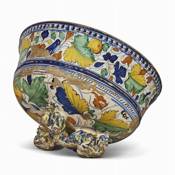 RINFRESCATOIO, MONTELUPO, 1580-1620 CIRCA  - Asta Arte � ricerca | Dipinti sculture e oggetti d'arte da una raccolta fiorentina  - Associazione Nazionale - Case d'Asta italiane