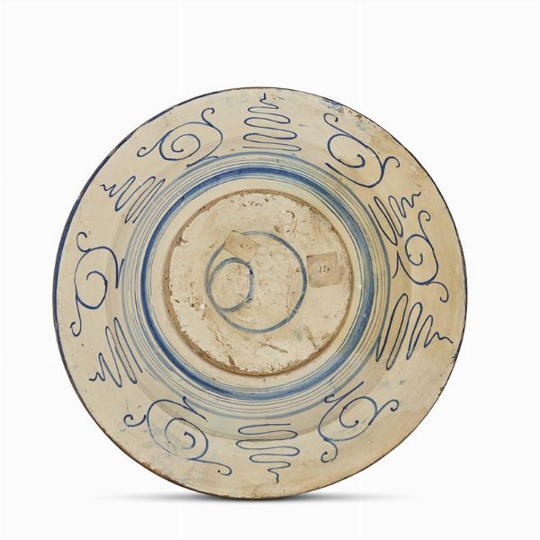 GRANDE PIATTO, MONTELUPO, FINE SECOLO XVI  - Asta Arte � ricerca | Dipinti sculture e oggetti d'arte da una raccolta fiorentina  - Associazione Nazionale - Case d'Asta italiane