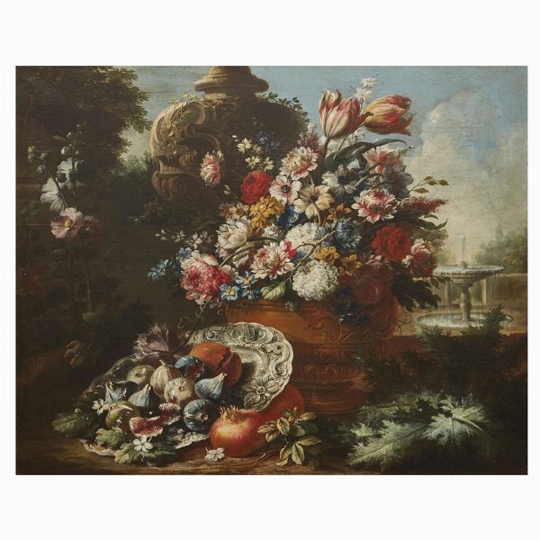 Gaspare Lopez detto Gasparo dei Fiori  - Asta Arte � ricerca | Dipinti sculture e oggetti d'arte da una raccolta fiorentina  - Associazione Nazionale - Case d'Asta italiane