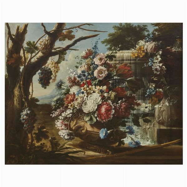 Gaspare Lopez detto Gasparo dei Fiori  - Asta Arte � ricerca | Dipinti sculture e oggetti d'arte da una raccolta fiorentina  - Associazione Nazionale - Case d'Asta italiane