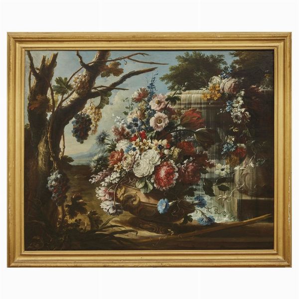 Gaspare Lopez detto Gasparo dei Fiori  - Asta Arte � ricerca | Dipinti sculture e oggetti d'arte da una raccolta fiorentina  - Associazione Nazionale - Case d'Asta italiane