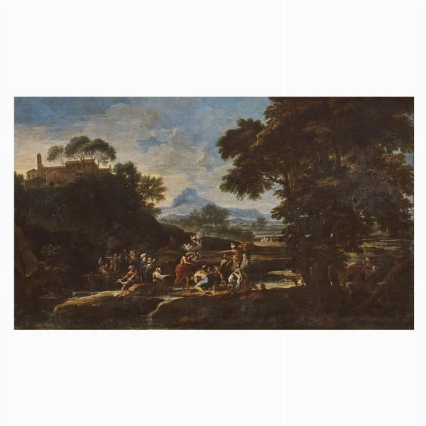 Scuola Romana, fine sec. XVII  - Asta Arte � ricerca | Dipinti sculture e oggetti d'arte da una raccolta fiorentina  - Associazione Nazionale - Case d'Asta italiane