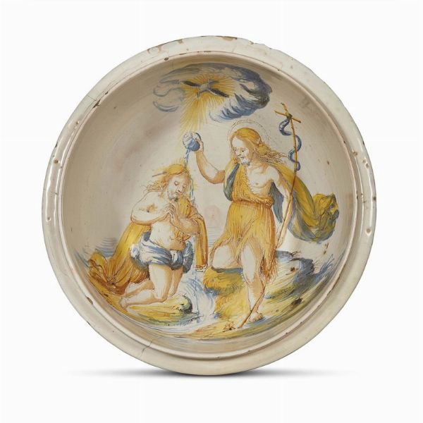 FONTE BATTESIMALE, URBANIA, IPPOLITO ROMBALDONI DETTO PSEUDO CECCO BRAVO (1622-1679), 1670 CIRCA  - Asta Arte � ricerca | Dipinti sculture e oggetti d'arte da una raccolta fiorentina  - Associazione Nazionale - Case d'Asta italiane