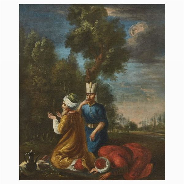 Artista del XVIII secolo  - Asta Arte � ricerca | Dipinti sculture e oggetti d'arte da una raccolta fiorentina  - Associazione Nazionale - Case d'Asta italiane