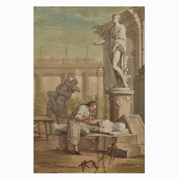 Artista toscano del sec. XVIII  - Asta Arte � ricerca | Dipinti sculture e oggetti d'arte da una raccolta fiorentina  - Associazione Nazionale - Case d'Asta italiane