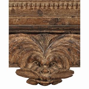 CORNICE DA SPECCHIO A EDICOLA, TOSCANA, 1560 CIRCA  - Asta Arte � ricerca | Dipinti sculture e oggetti d'arte da una raccolta fiorentina  - Associazione Nazionale - Case d'Asta italiane
