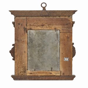 CORNICE DA SPECCHIO A EDICOLA, FIRENZE, 1510 CIRCA  - Asta Arte � ricerca | Dipinti sculture e oggetti d'arte da una raccolta fiorentina  - Associazione Nazionale - Case d'Asta italiane