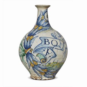 BOTTIGLIA FARMACEUTICA, DERUTA, 1510-1520 CIRCA  - Asta Arte � ricerca | Dipinti sculture e oggetti d'arte da una raccolta fiorentina  - Associazione Nazionale - Case d'Asta italiane