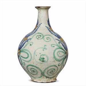 BOTTIGLIA FARMACEUTICA, DERUTA, 1510-1520 CIRCA  - Asta Arte � ricerca | Dipinti sculture e oggetti d'arte da una raccolta fiorentina  - Associazione Nazionale - Case d'Asta italiane