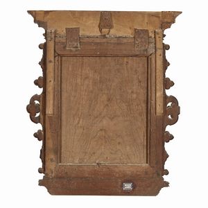 CORNICE DA SPECCHIO A EDICOLA, FIRENZE, 1530-1550 CIRCA  - Asta Arte � ricerca | Dipinti sculture e oggetti d'arte da una raccolta fiorentina  - Associazione Nazionale - Case d'Asta italiane