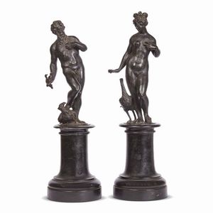 GIUNONE E ZEUS, BOTTEGA VENETA, FINE SECOLO XVI  - Asta Arte � ricerca | Dipinti sculture e oggetti d'arte da una raccolta fiorentina  - Associazione Nazionale - Case d'Asta italiane