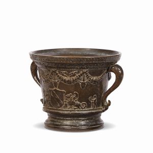MORTAIO STEMMATO, VENEZIA, INIZI SECOLO XVI  - Asta Arte � ricerca | Dipinti sculture e oggetti d'arte da una raccolta fiorentina  - Associazione Nazionale - Case d'Asta italiane
