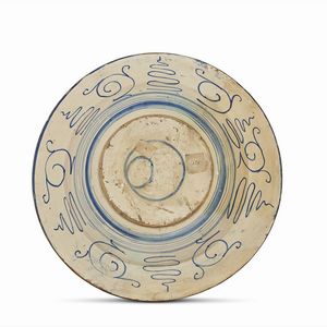 GRANDE PIATTO, MONTELUPO, FINE SECOLO XVI  - Asta Arte � ricerca | Dipinti sculture e oggetti d'arte da una raccolta fiorentina  - Associazione Nazionale - Case d'Asta italiane