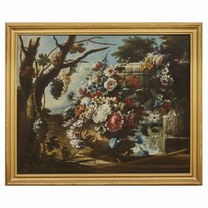 Gaspare Lopez detto Gasparo dei Fiori  - Asta Arte � ricerca | Dipinti sculture e oggetti d'arte da una raccolta fiorentina  - Associazione Nazionale - Case d'Asta italiane