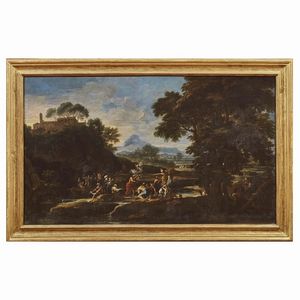 Scuola Romana, fine sec. XVII  - Asta Arte � ricerca | Dipinti sculture e oggetti d'arte da una raccolta fiorentina  - Associazione Nazionale - Case d'Asta italiane