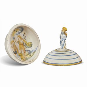 FONTE BATTESIMALE, URBANIA, IPPOLITO ROMBALDONI DETTO PSEUDO CECCO BRAVO (1622-1679), 1670 CIRCA  - Asta Arte � ricerca | Dipinti sculture e oggetti d'arte da una raccolta fiorentina  - Associazione Nazionale - Case d'Asta italiane