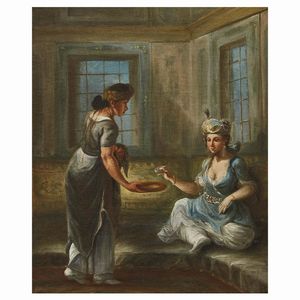 Artista del XVIII secolo  - Asta Arte � ricerca | Dipinti sculture e oggetti d'arte da una raccolta fiorentina  - Associazione Nazionale - Case d'Asta italiane