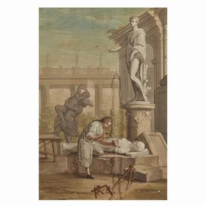 Artista toscano del sec. XVIII  - Asta Arte � ricerca | Dipinti sculture e oggetti d'arte da una raccolta fiorentina  - Associazione Nazionale - Case d'Asta italiane