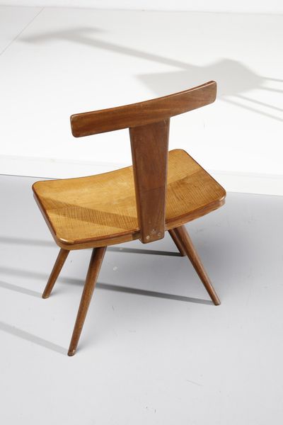 ALCHINI GIULIO (1926 - 1958) : Coppia di sedie  - Asta Asta 383 | DESIGN E ARTI DECORATIVE DEL NOVECENTO - FINE DESIGN Tradizionale - Associazione Nazionale - Case d'Asta italiane