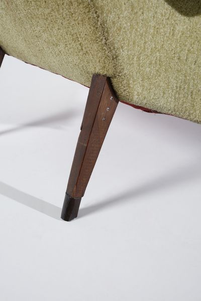 ZONCADA NINO (1898 - 1988) : Coppia di poltrone  - Asta Asta 383 | DESIGN E ARTI DECORATIVE DEL NOVECENTO - FINE DESIGN Tradizionale - Associazione Nazionale - Case d'Asta italiane