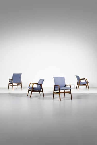 BRUK ARNESTAD : Quattro poltrone  - Asta Asta 383 | DESIGN E ARTI DECORATIVE DEL NOVECENTO - FINE DESIGN Tradizionale - Associazione Nazionale - Case d'Asta italiane