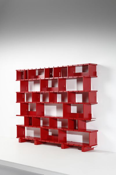 VIGANO' VITTORIANO (1919 - 1996) : Libreria  - Asta Asta 383 | DESIGN E ARTI DECORATIVE DEL NOVECENTO - FINE DESIGN Tradizionale - Associazione Nazionale - Case d'Asta italiane