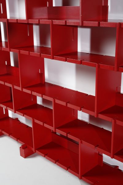 VIGANO' VITTORIANO (1919 - 1996) : Libreria  - Asta Asta 383 | DESIGN E ARTI DECORATIVE DEL NOVECENTO - FINE DESIGN Tradizionale - Associazione Nazionale - Case d'Asta italiane