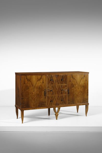 BUZZI TOMASO (1900 - 1981) : Credenza  - Asta Asta 383 | DESIGN E ARTI DECORATIVE DEL NOVECENTO - FINE DESIGN Tradizionale - Associazione Nazionale - Case d'Asta italiane