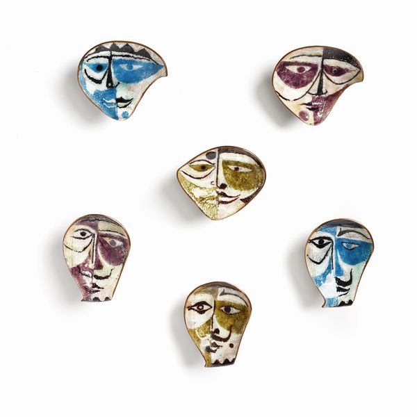 STUDIO DEL CAMPO : Sei appendiabiti  - Asta Asta 383 | DESIGN E ARTI DECORATIVE DEL NOVECENTO - FINE DESIGN Tradizionale - Associazione Nazionale - Case d'Asta italiane