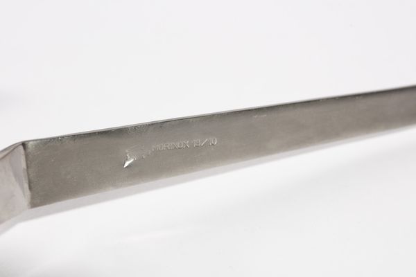 AUBOCK CARL (1900 - 1957) : Set di posate per Morinox  - Asta Asta 383 | DESIGN E ARTI DECORATIVE DEL NOVECENTO - FINE DESIGN Tradizionale - Associazione Nazionale - Case d'Asta italiane