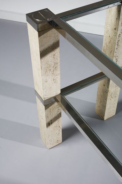 CATROUX FRANCOIS (n. 1968) : Coppia di consolle per Studio Angeletti, Roma  - Asta Asta 383 | DESIGN E ARTI DECORATIVE DEL NOVECENTO - FINE DESIGN Tradizionale - Associazione Nazionale - Case d'Asta italiane