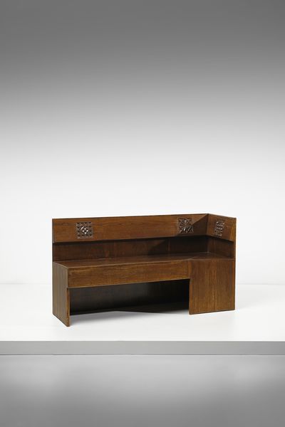 RIVADOSSI GIUSEPPE (n. 1935) : Panca  - Asta Asta 383 | DESIGN E ARTI DECORATIVE DEL NOVECENTO - FINE DESIGN Tradizionale - Associazione Nazionale - Case d'Asta italiane