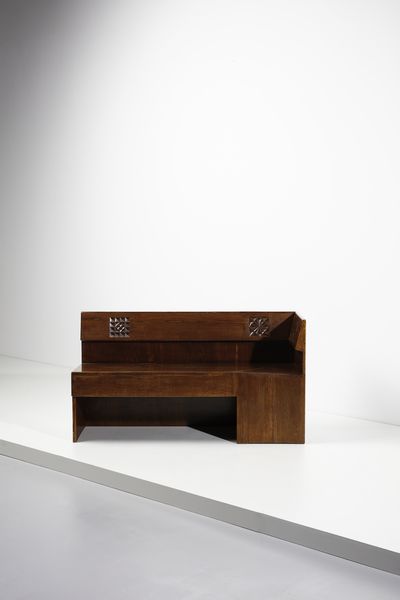 RIVADOSSI GIUSEPPE (n. 1935) : Panca  - Asta Asta 383 | DESIGN E ARTI DECORATIVE DEL NOVECENTO - FINE DESIGN Tradizionale - Associazione Nazionale - Case d'Asta italiane