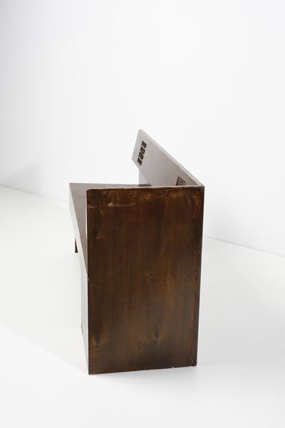 RIVADOSSI GIUSEPPE (n. 1935) : Panca  - Asta Asta 383 | DESIGN E ARTI DECORATIVE DEL NOVECENTO - FINE DESIGN Tradizionale - Associazione Nazionale - Case d'Asta italiane