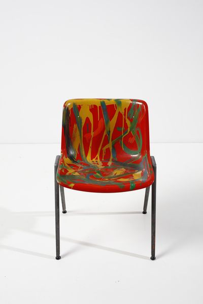 FIORONI GIOSETTA (n. 1932) : Sedia  - Asta Asta 383 | DESIGN E ARTI DECORATIVE DEL NOVECENTO - FINE DESIGN Tradizionale - Associazione Nazionale - Case d'Asta italiane