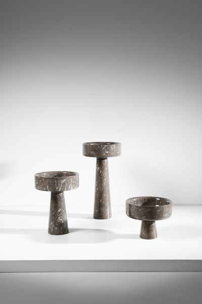 MANGIAROTTI ANGELO (1921 - 2012) : Tre portavasi  - Asta Asta 383 | DESIGN E ARTI DECORATIVE DEL NOVECENTO - FINE DESIGN Tradizionale - Associazione Nazionale - Case d'Asta italiane