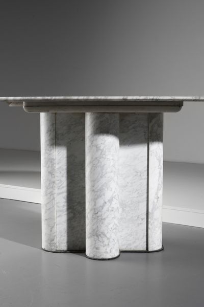 AULENTI GAE (1927 - 2012) : attribuito.Tavolo  - Asta Asta 383 | DESIGN E ARTI DECORATIVE DEL NOVECENTO - FINE DESIGN Tradizionale - Associazione Nazionale - Case d'Asta italiane