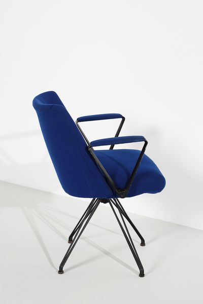 BORSANI OSVALDO (1911 - 1985) : Sei poltroncine P99 per Tecno  - Asta Asta 383 | DESIGN E ARTI DECORATIVE DEL NOVECENTO - FINE DESIGN Tradizionale - Associazione Nazionale - Case d'Asta italiane