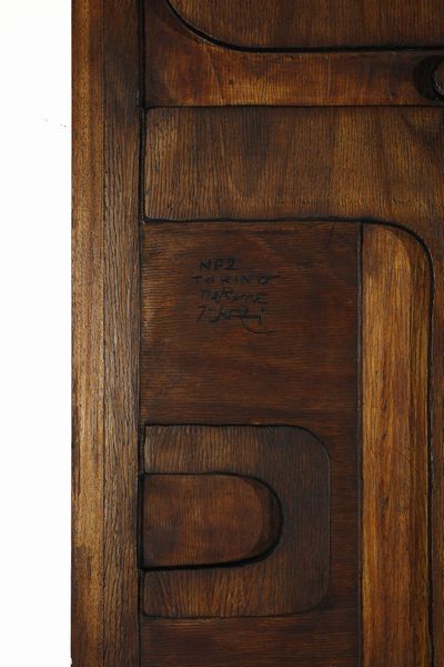 GRUPPO NP2 - NERONE PATUZZI : Grande pannello scultoreo  - Asta Asta 383 | DESIGN E ARTI DECORATIVE DEL NOVECENTO - FINE DESIGN Tradizionale - Associazione Nazionale - Case d'Asta italiane