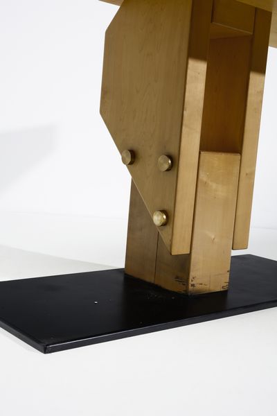 MECCANI FERDINANDO (1937 - 2018) : Scrivania  - Asta Asta 383 | DESIGN E ARTI DECORATIVE DEL NOVECENTO - FINE DESIGN Tradizionale - Associazione Nazionale - Case d'Asta italiane