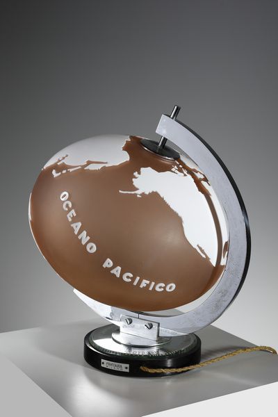 CHIESA PIETRO (1892 - 1948) : Mappamondo  - Asta Asta 383 | DESIGN E ARTI DECORATIVE DEL NOVECENTO - FINE DESIGN Tradizionale - Associazione Nazionale - Case d'Asta italiane