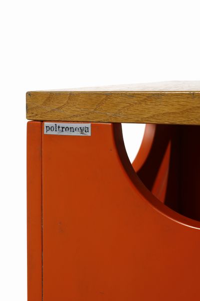 SOTTSASS ETTORE (1917 - 2007) : Coppia di sgabelli per Poltronova  - Asta Asta 383 | DESIGN E ARTI DECORATIVE DEL NOVECENTO - FINE DESIGN Tradizionale - Associazione Nazionale - Case d'Asta italiane